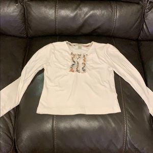 Burberry girls long sleeve top size 12